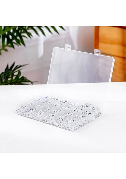 1200 Adet Az Beyaz Düz Yuvarlak Siyah Mektup Ingilizce Alfabe Akrilik Boncuk Seti Dıy Takı Bilezikler Kolye Yapımı (Yurt Dışından) fiyatları