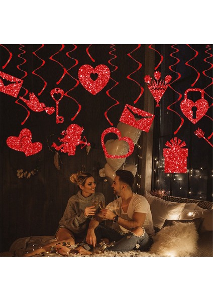 Günü Teması Parti Dekorasyonu Spiral Spiral Charms Arkadaşlık Atmosferi Dekorasyon Sahneleri (Yurt Dışından) fiyatları