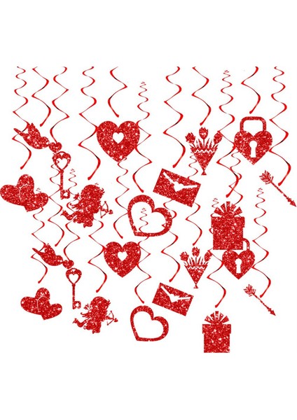 Günü Teması Parti Dekorasyonu Spiral Spiral Charms Arkadaşlık Atmosferi Dekorasyon Sahneleri (Yurt Dışından) indirimleri