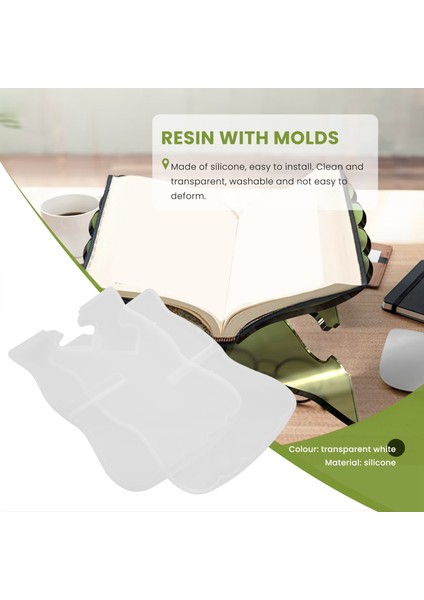 2 Adet Kitap Standı Silikon Kalıp Oyma Bayram Reçine Katlanır Kitap Standı Tutucu Müslüman Dua Kitabı Organizatör Kitaplık (Yurt Dışından) fırsatları