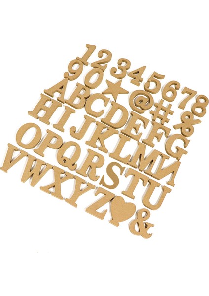 43 Adet Ahşap Harfler, Bitmemiş Ahşap Harfler Dekoratif Ayakta Harfler Dilimleri Tabela Dekorasyon Zanaat Ev Için (Yurt Dışından) fırsatları