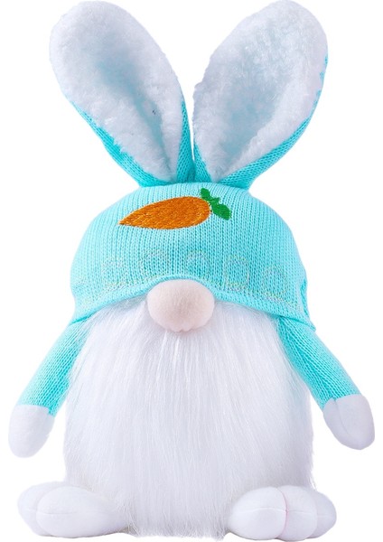 LED Parlayan Gnome El Yapımı Tomte Tavşan Peluş Oyuncaklar Bebek Süsleriholiday Ev Partisi Paskalya Hediyeleri Mavi (Yurt Dışından)