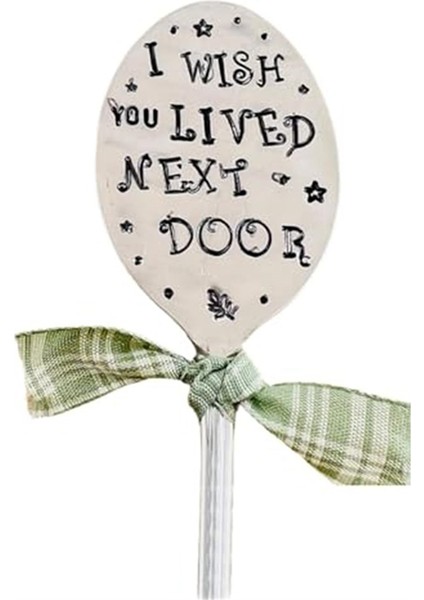 Bahçe Işaretleyicileri Dostluk Hediyesi, Bahçe Işaretleyicileri, Bitki Etiketleri, Bitki Işaretleyicileri, Bahçe Metal Dıy Dekoratif Tabela, (Yurt Dışından)