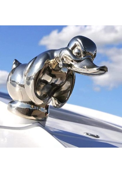 Kızgın Lastik Ördek Hood Süsleme, Kendinden Yapışkanlı 3D Komik Araba Kaput Dekorasyon Aksesuarları Bar Pub Kulübü (Yurt Dışından) fiyatları