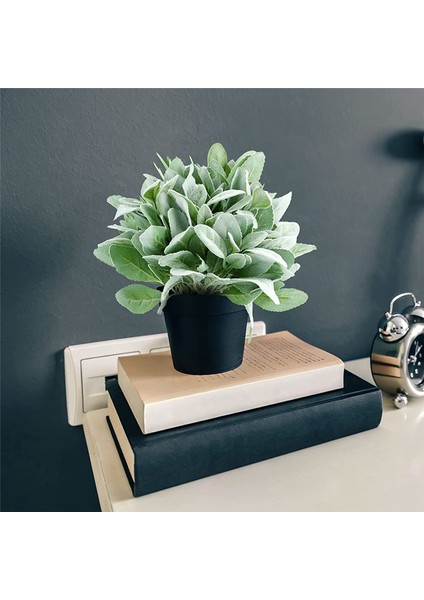 24 Adet Yapay Flok Kuzu Kulak Yeşillik Kaynaklanıyor Sahte Kuzu Kulak Kaynaklanıyor Kuzu Kulağı Sahte Yeşillik Dekor Yapay (Yurt Dışından) modelleri