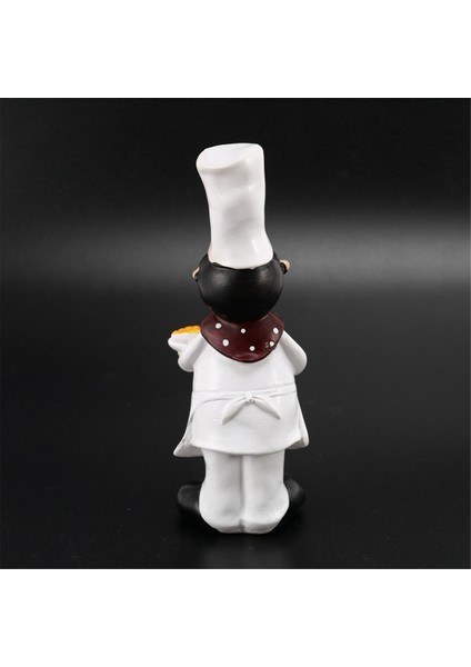 1 Çift Erkek Kız Şef Dekorasyon Ev Dekorasyon Reçine El Sanatları Şarap Dolabı Pencere Restoran Fırın Dekorasyon (Yurt Dışından)