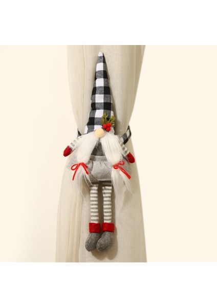 2 Adet Noel Perde Toka Tieback Bay ve Bayan Gnome Perde Tiebacks Kanca Raptiye Toka Kelepçe Noel Için (Yurt Dışından) fırsatları
