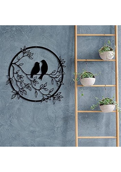 Metal Duvar Sanatı Ağaç Dalı Üzerinde Kuş Metal Kuş Duvar Siluet Kuş Duvar Sanat Dekoru Oturma Odası Bahçe Yatak Odası Ofis Için (Yurt Dışından) fırsatları