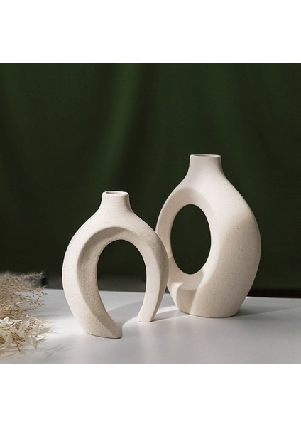 2 Adet/takım Seramik Vazolar Kurutulmuş Pampas Çim Çiçekler Iskandinav Oturma Odası Ev Dekor Aksesuarları Masa Üstü (Yurt Dışından) fiyatları