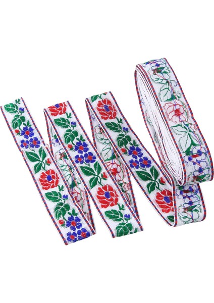 Çiçek Jakarlı Şerit Trim, Dikiş Dokuma Jakarlı Şerit Vintage Dekor Trim Stil A Için Işlemeli Dantel Şerit Kumaş (Yurt Dışından) modelleri