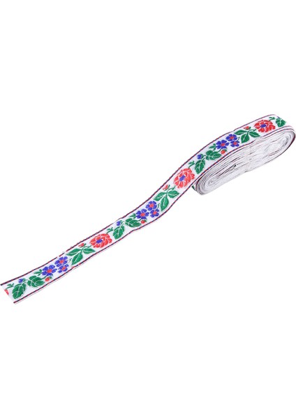 Çiçek Jakarlı Şerit Trim, Dikiş Dokuma Jakarlı Şerit Vintage Dekor Trim Stil A Için Işlemeli Dantel Şerit Kumaş (Yurt Dışından) indirimleri
