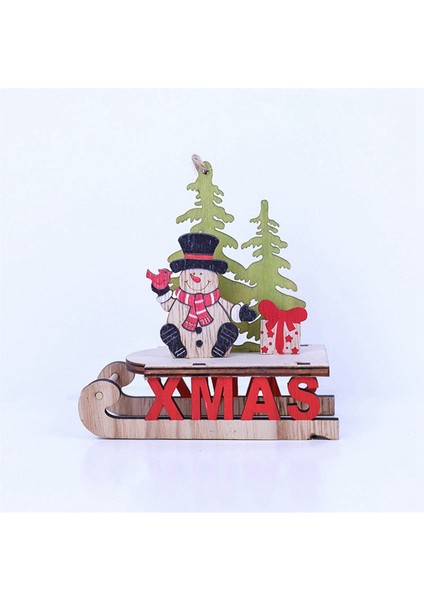 Noel Süsleri Noel Dekorasyonu Kızak Süsleme Ofis Masası Dekorasyonu Iç Mekan Dekorasyonu -Sahne (Yurt Dışından) indirimleri