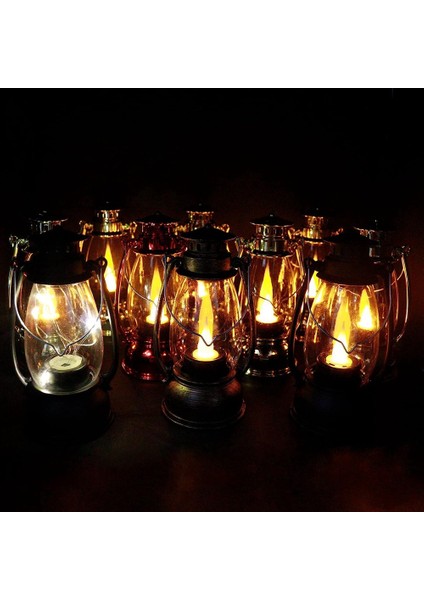 Vintage Mum Fenerler Kapalı 12 Adet Mini Fener Titreşimsiz Mumlar Küçük Asılı Fenerler Ev Dekor Için Bakır (Yurt Dışından) modelleri