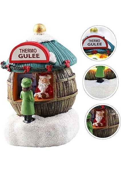 Ev Gece Lambası Noel Süsleri Noel Dekorasyonu Masa Dekoru Güzel Masa Lambası Başucu Lambası C (Yurt Dışından)