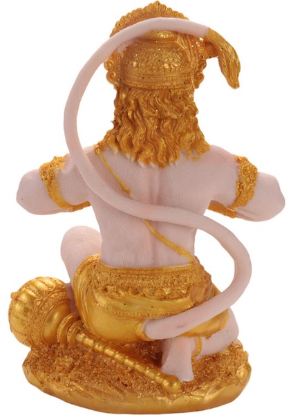 Altın Hanuman Heykeli Hint Lord Heykel Hindistan Heykelcik Koleksiyonu Idol Murti Heykel Dekor Süsleme Için (Yurt Dışından) fırsatları