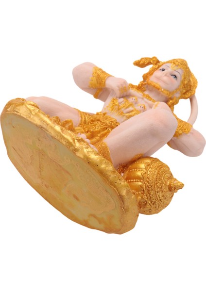 Altın Hanuman Heykeli Hint Lord Heykel Hindistan Heykelcik Koleksiyonu Idol Murti Heykel Dekor Süsleme Için (Yurt Dışından) indirimleri