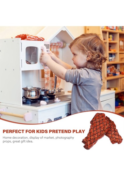 2 Adet Yapay Pvc Biftek Simülasyon Gıda Modeli Pişmiş Kızarmış Sığır Eti Ev Mutfak Pazarı Ekran Fotoğraf Sahne (Yurt Dışından) fırsatları