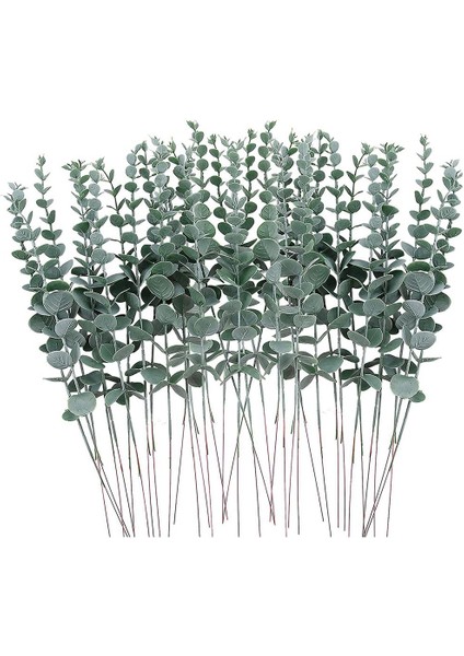 36 Adet Okaliptüs Kaynaklanıyor Dekor Yapay Okaliptüs Düğün Centerpiece Çiçek Için Sahte Dallar Bırakır (Yurt Dışından)