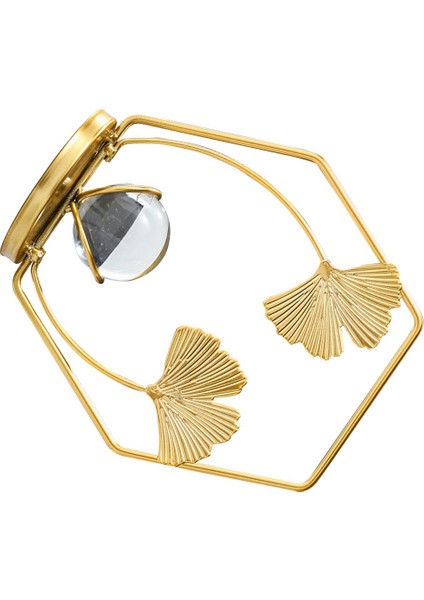 Ginkgo Biloba Kristal Top Süsler Oturma Odası Ofis Ferforje Dekorasyon Avrupa Dekoratif Metal El Sanatları (Yurt Dışından) fiyatları