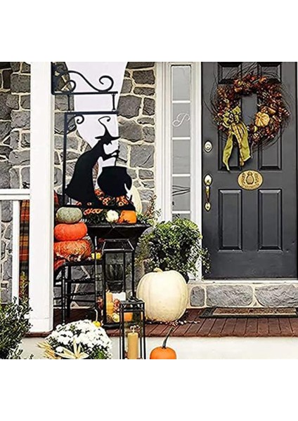 Cadılar Bayramı Cadı Kazanı Siluet Duvar Dekoru, Metal Cadı Kazanı Duvar Asılı Süsleme, Asılı Duvar Sanatı Ev Dekor (Yurt Dışından) fiyatları