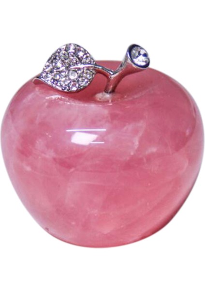 1 Adet Doğal Gül Kuvars Pembe Çift Süslemeleri Ev Dekorasyon Çalışma Odası Dekorasyon Dıy Hediye (Yurt Dışından)