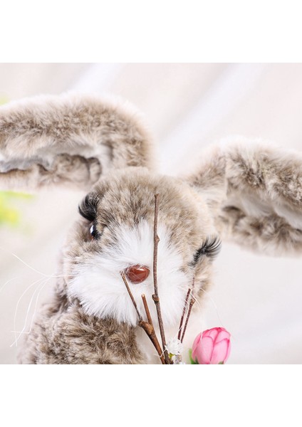 Paskalya Dekorasyon Süs Paskalya Simülasyon Tavşan Peluş Tavşan Bebek Hediye Hayvan Mini Bahçe Dekorasyon (Yurt Dışından) fırsatları