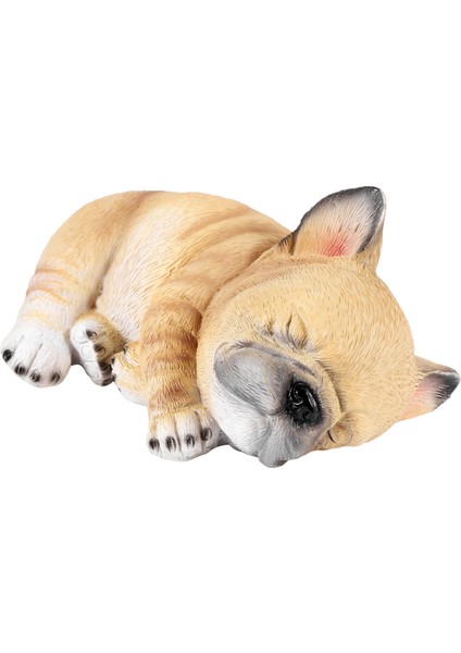 Fransız Bulldog Heykel Süs Köpek Heykeli Heykelcik Açık Bahçe Dekor Hediye-Yalan Köpek (Yurt Dışından) modelleri