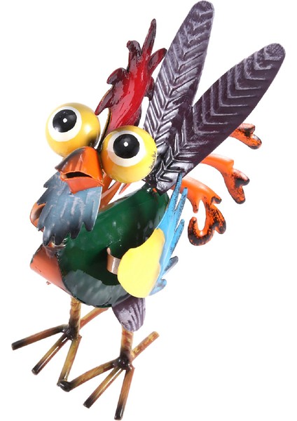 Kapalı/açık Metal Horoz Yard Heykeli Dekorasyon, Çok Renkli Horoz Heykeli (Yurt Dışından) fiyatları