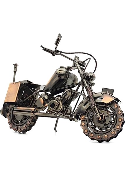 Erkekler Için Motosiklet Hediyeleri Benzersiz, Erkekler ve Kadınlar Için Doğum Günü Hediyeleri Biniciler, Vintage Ofis Dekoru, Hurda Metal Motosiklet Sanatı A (Yurt Dışından)