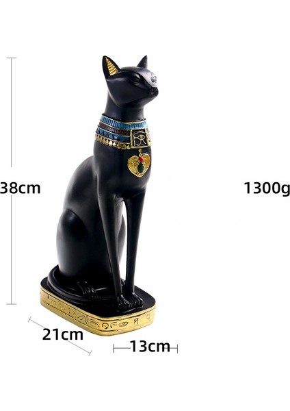 Reçine Mısır Bastet Heykelcik Anime Mısır Tanrıçası Heykeli Heykel Ev Bar Ofis Masaüstü Dekorasyon() (Yurt Dışından) indirimleri