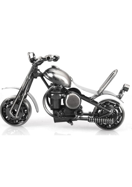 Metal Motosiklet Dekor Heykelcik Demir Motosiklet Heykel Masa Dekoru Sanat Hediye Ev Dekor Siyah (Yurt Dışından) modelleri