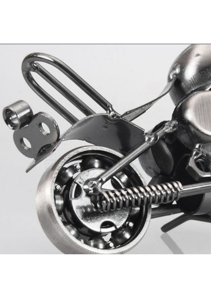 Metal Motosiklet Dekor Heykelcik Demir Motosiklet Heykel Masa Dekoru Sanat Hediye Ev Dekor Siyah (Yurt Dışından) indirimleri