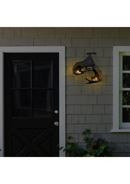 Cadılar Bayramı Yarasa Şeklinde Şamdan Reçine Asılı Bahçe Heykeli Heykeller El Sanatları Mumluk Veranda Sundurma Için (Yurt Dışından) fiyatları