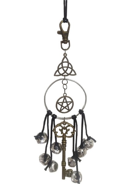 Rattan Rüzgar Çanları Dua Kristal Rüzgar Çanları Cadı Kapı Kolu Kolye Aile Odası Dekorasyonunu Koruyun (Yurt Dışından)
