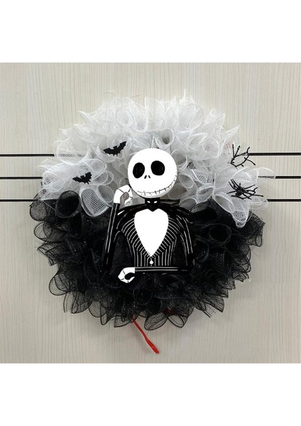 Ön Kapı Için Cadılar Bayramı Çelengi, Yarasa ve Örümcek ile Noel Jack Çelengi Öncesi, Iç Mekan Partisi Için Yapay Kafatası Çelengi (Yurt Dışından) fiyatları