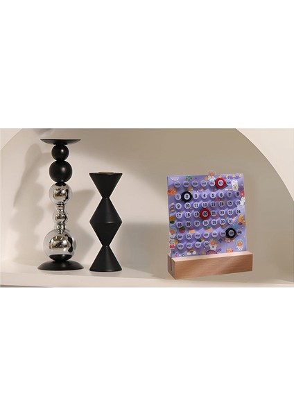 Dıy Yüzük El Yapımı Masa Takvimi, Moda Sürekli Takvim Dıy Yüzük Yeniden Kullanılabilir, Dıy Yüzük Masaüstü Takvimi, B (Yurt Dışından) fiyatları