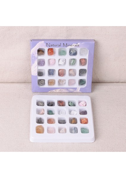 20 Doğal Taş Fosil Ham Mineral Kristal Florit Mineraller Ev Eğitimi Dekorasyon Için Karışık Ilkel Kaya Örnekleri (Yurt Dışından) fiyatları