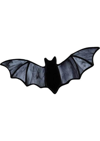 Cadılar Bayramı Yarasa Vitray Suncatcher Pencere Asılı Akrilik Duvar Sanatı Suncatcher Dekorasyon Ghostss Festivali Renkli, B (Yurt Dışından)