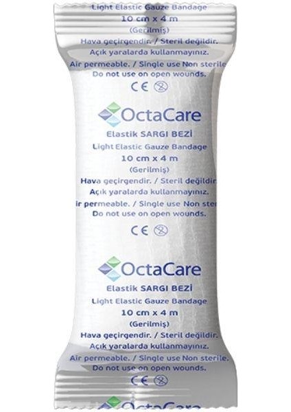 Octacare - Elastik Sargı Bezi 10 cm x 4 Metre