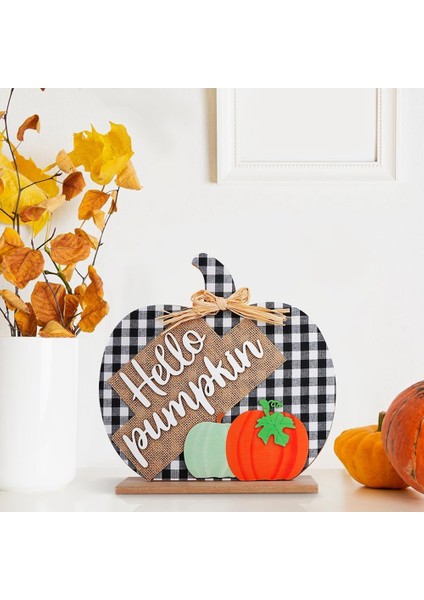 Sonbahar Dekoru, Masa Için Ahşap Balkabağı Tabelası, Şömine ve Masa Dekoru Çiftlik Evi Ev Için Sonbahar Süslemeleri (Yurt Dışından) fiyatları