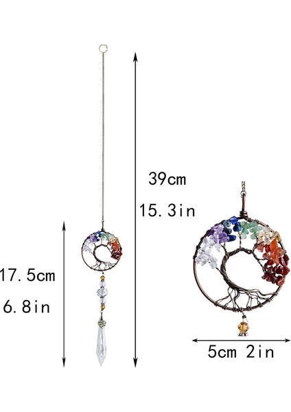 Çok Renkli Kalp Kristal Lamba Topu Kolye Dıy Kristal Araba Dekorasyon Ev Ofis Iç ve Dış Dekorasyon (Yurt Dışından) fiyatları