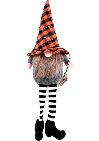Cadılar Bayramı Ev Partisi Ev Dekorasyon Masa Dekor Uzun Bacaklar Yüzü Olmayan Gnome Bebek Cadılar Bayramı Asılı Süsler, C (Yurt Dışından)