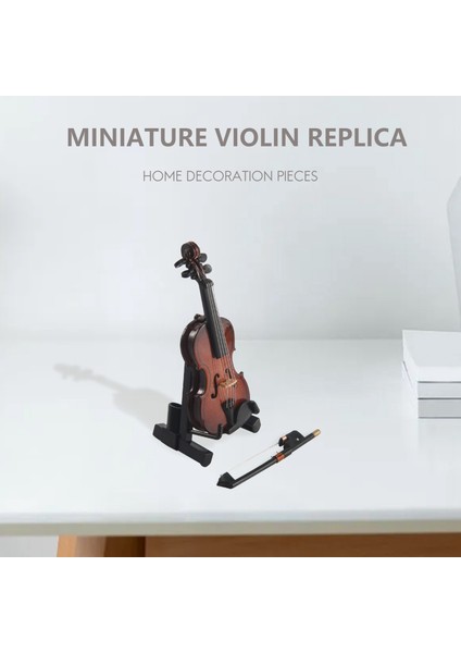 Hediyeler Keman Müzik Enstrümanı Minyatür Çoğaltma Kılıfı, 8X3CM (Yurt Dışından) fırsatları
