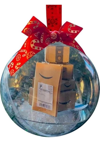 Noel Süs Topu Noel Ağacı Süsleri Temizle Biblo Süsleme Evi Asılı Top Nefis Hediye-Ekspres Teslimat,декоративные Подарки (Yurt Dışından) indirimleri