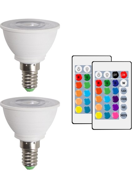 E14 LED Lamba Akıllı Ampul Renkli Spot Neon Burcu Rgb Denetleyici Işık Aydınlatma Kısılabilir Gece Lambası-B, (Yurt Dışından)