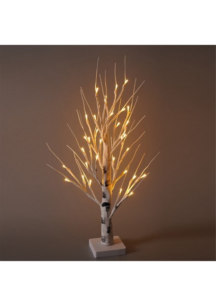 Masaüstü Ağacı, LED Işıklı Beyaz Ağaç, Sıcak Beyaz Küçük Ağaç Işıkları Elektrikli Zamanlayıcı, Işıklı Ağaç (Yurt Dışından) fırsatları