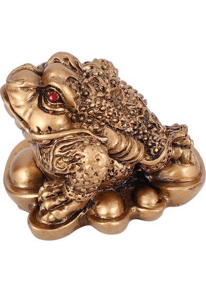 Çin Feng Shui Para Servet Kurbağa Kurbağa Sikke Ev Dekorasyon Ev Ofis Dekorasyonu Şanslı Hediyeler Bronz (Yurt Dışından) fiyatları