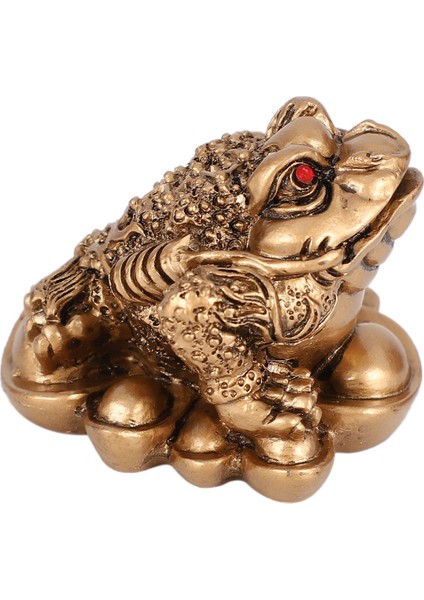 Çin Feng Shui Para Servet Kurbağa Kurbağa Sikke Ev Dekorasyon Ev Ofis Dekorasyonu Şanslı Hediyeler Bronz (Yurt Dışından) fırsatları