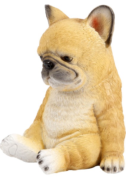 Fransız Bulldog Heykel Süs Köpek Heykeli Heykelcik Açık Bahçe Dekor Hediye-Oturan Köpek (Yurt Dışından) fiyatları