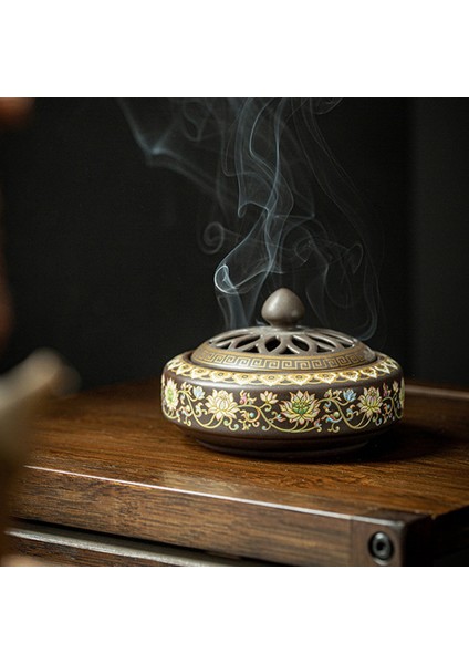 Seramik Tütsü Brülör Tutucu, Bobin Konileri Sopa Tütsü Ev Dekor Çay Odası Yoga Odası Masaüstü Süsler (Yurt Dışından) fırsatları